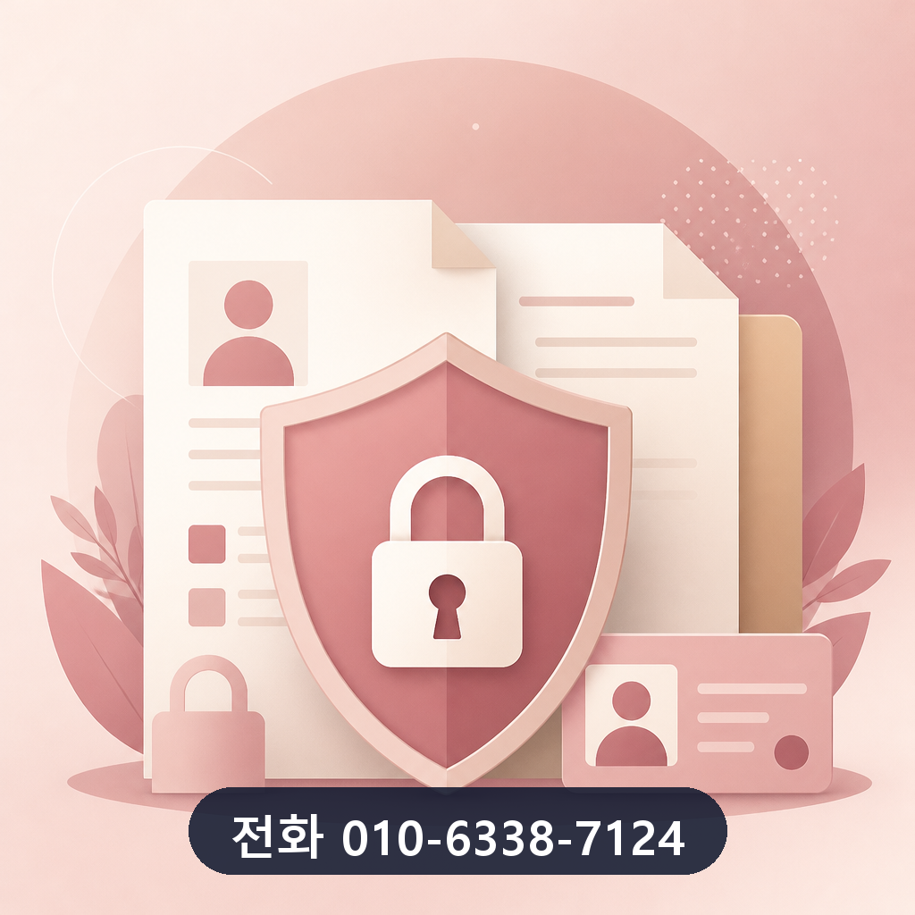 카드깡 업체 개인정보 보호 이미지